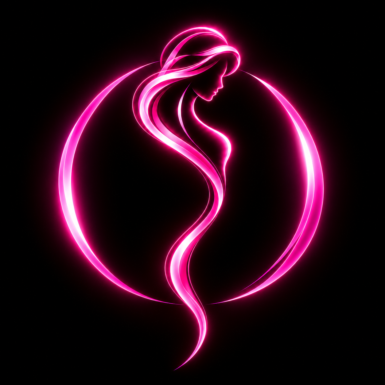 SKINNYS24 logo — neon silhouette in a glowing circle